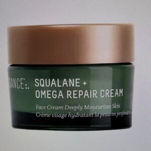 Biossance Squalane + Omega Repair Cream — Green Jar with Gold Lid